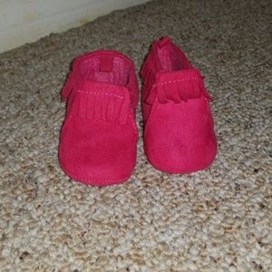 Pink Moccasins